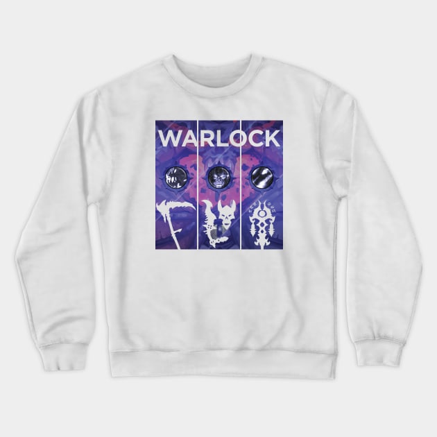 Warlock - Specialization & Artifact Weapon Crewneck Sweatshirt by Sentinel777